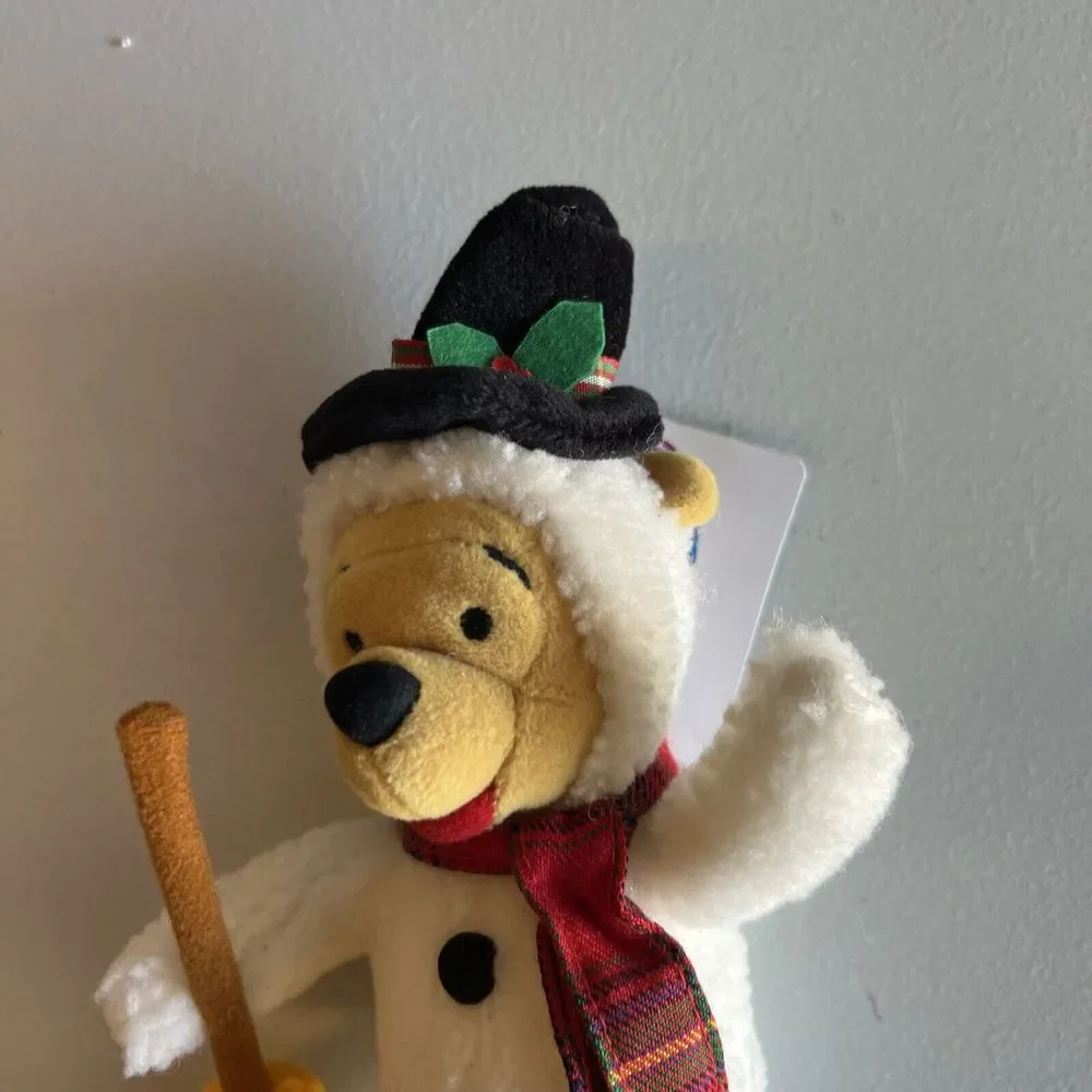 WINNIE THE POOH SNOWMAN POOH DISNEY‎ MINI BEAN BAG 8